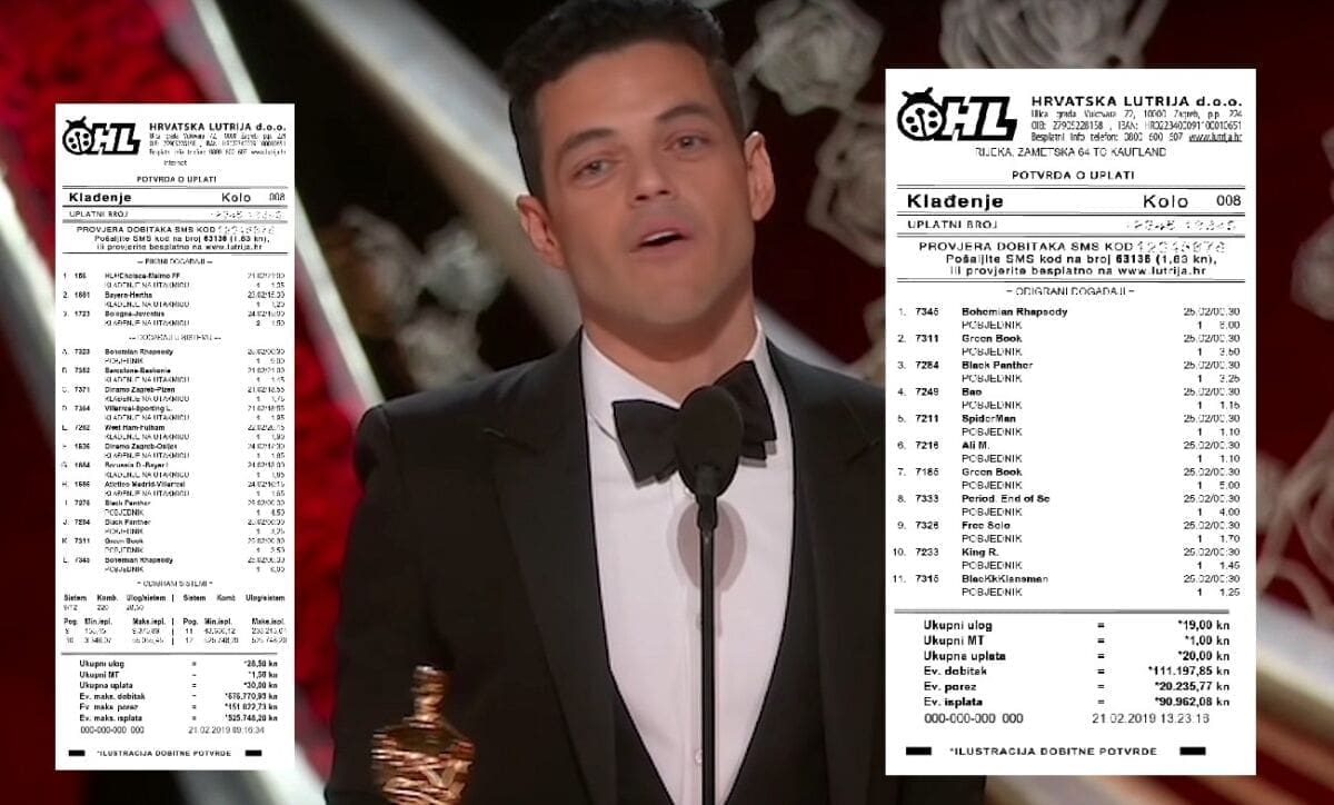 OSCAR IM DONIO SREĆU Igrači u Hrvatskoj bogatiji za stotine tisuća kuća