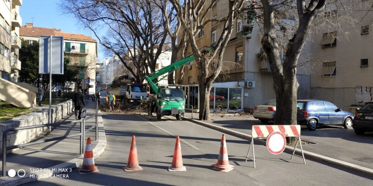 PILAJU SE SUHE GRANE U BLIZINI OŠ MARJAN Evo koje ulice će biti zatvorene za promet