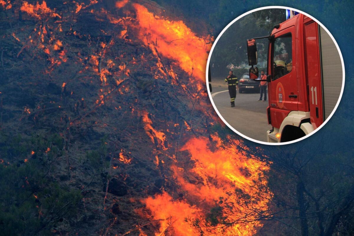 Požar na Mosoru: Ispod planinarskog doma izgorjelo 7 tisuća kvadrata