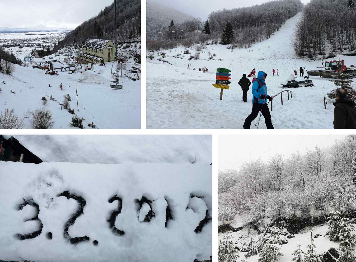 POVRATAK ZIME NAKON 2 DANA JUŽINE Kupres tijekom nedjelje zatrpao novi snijeg, padao i na planinama Dalmacije