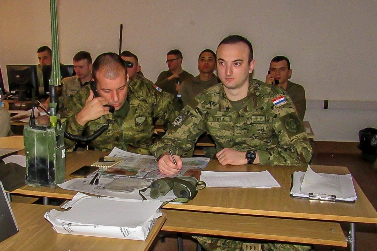 Zajedničko uvježbavanje postrojbi vatrene potpore u Poljskoj