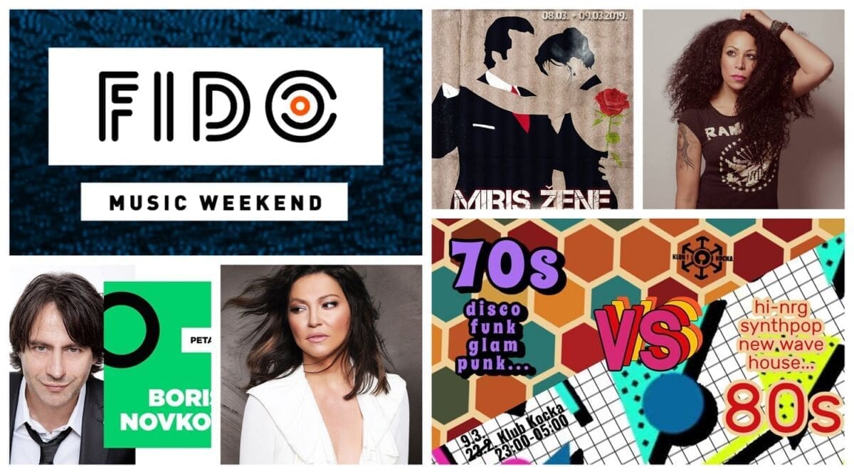 KAMO ZA VIKEND? Fido Music Weekend, Nina Badrić, Boris Novković, Miss Mavrik...