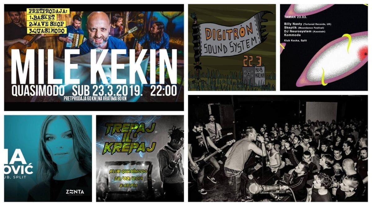 KAMO ZA VIKEND? Mile Kekin, Debeli Precjednik, Vesna Pisarović, Just Split Jazz, 8. Dani Bacha