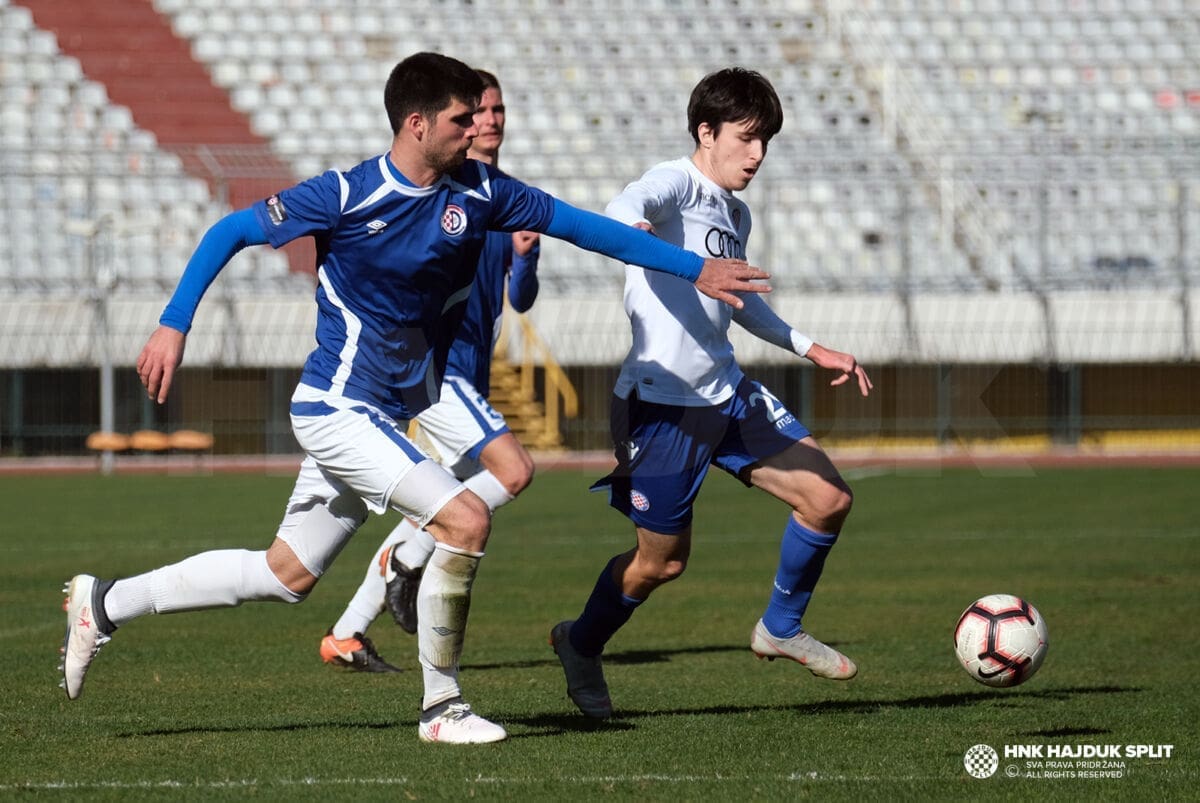 Poljud: Dugopolje u završnici susreta svladalo Hajduk II, rezultat 2:0