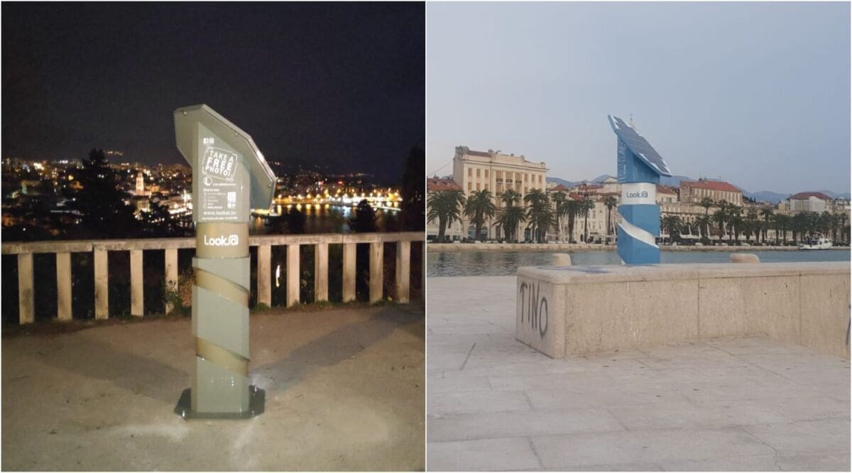 MOŠ' SE SLIKAT Stigli foto stupovi na Poljud, Matejušku i Vidilicu