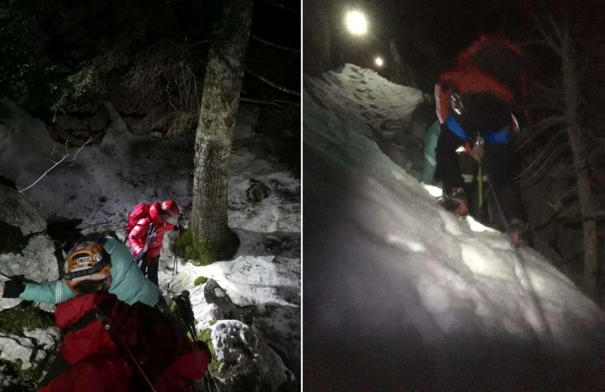 NOĆNA AKCIJA HGSS-a Spašavali dvojac koji je na planinu otišao bez opreme