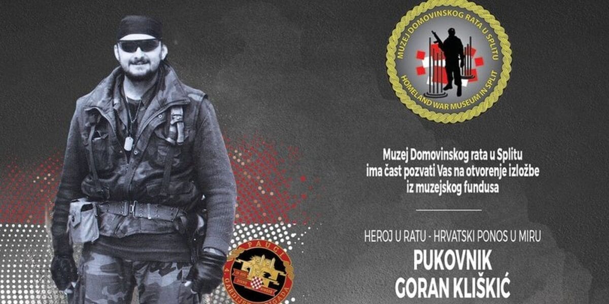 Sveučilišna galerija "Vasko Lipovac" u Splitu: Otvorena izložba o pukovniku Goranu Kliškiću
