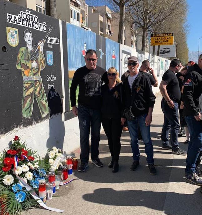 HEROJ DOMOVINSKOG RATA U Vukovarskoj ulici u Splitu otkriven mural bojniku Jošku Kapetanoviću