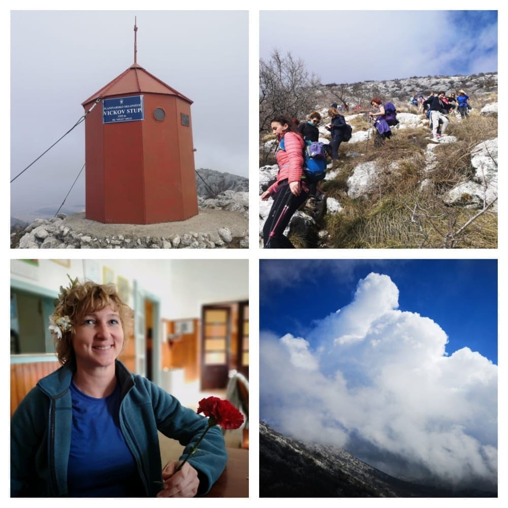 Usprkos kiši više od sto žena uputilo se prema Mosoru, a njih sedamdesetak stiglo je do samoga vrha