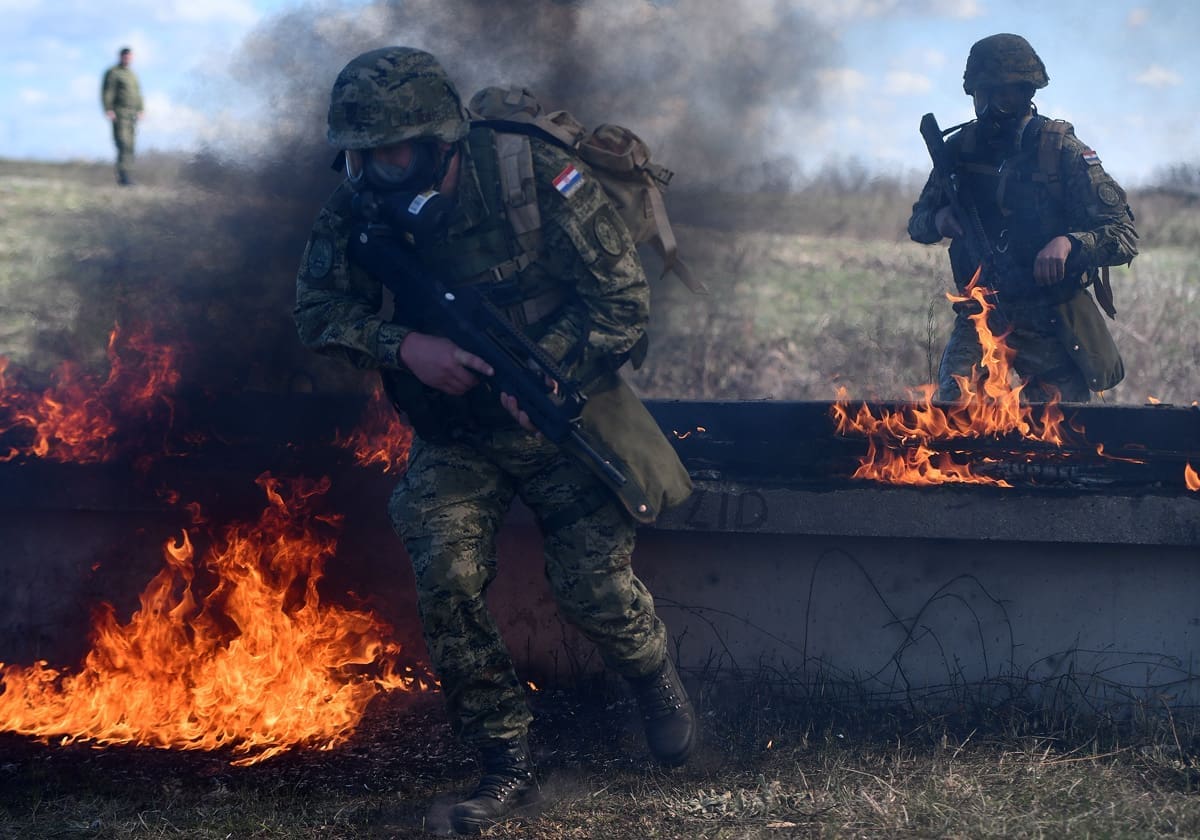 Gardisti se natjecali za najbolji borbeni tim