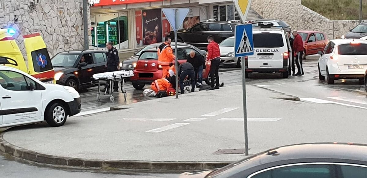 OBORENA PJEŠAKINJA U SPLITU Automobil udario ženu na Pazdigradu, hitno prebačena u bolnicu