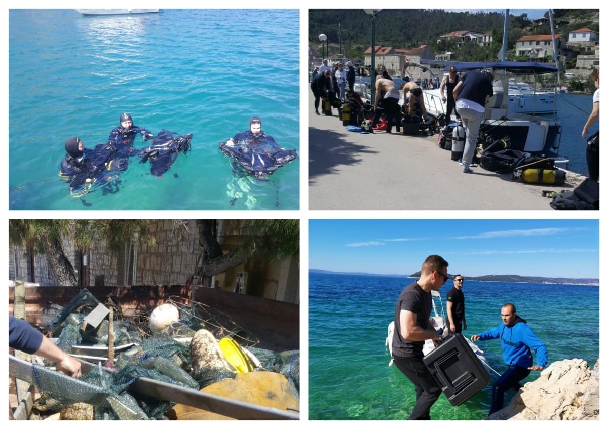 Održana akcija čišćenja podmorja: Pogledajte što se sve našlo pod morem u Stomorskoj
