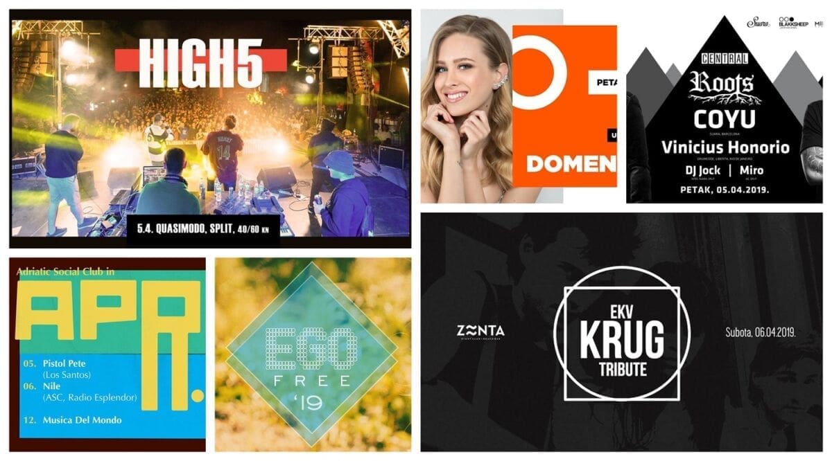 KAMO ZA VIKEND? EKV Tribute, High5, Domenica, EgoFree Festival Promo Party