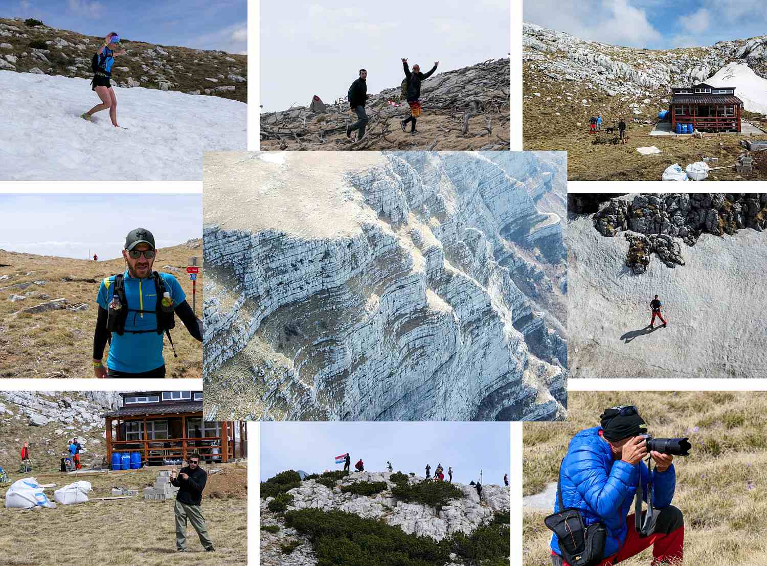 ODRŽANA PRVA TRKA DO VRHA HRVATSKE! Pogledajte čarobne zračne snimke s najviše hrvatske planine