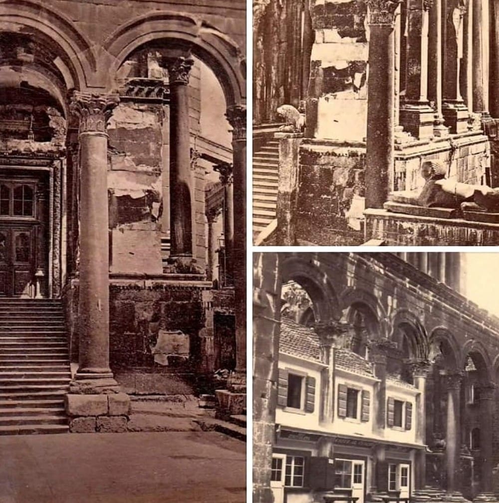 NEVJEROJATNO Pogledajte kako je Peristil izgledao prije preko sto pedeset godina