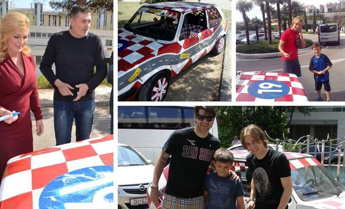 Splićanin svoj legendarni "vatreni" automobil ponudio HNS-u za 11 tisuća kuna, sve u svrhu liječenja male Mile