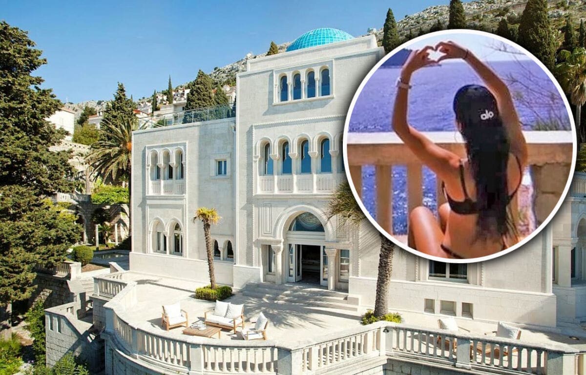 Ronaldova djevojka se pohvalila fotografijom iz dubrovačke vile u kojoj noć košta 7 tisuća eura
