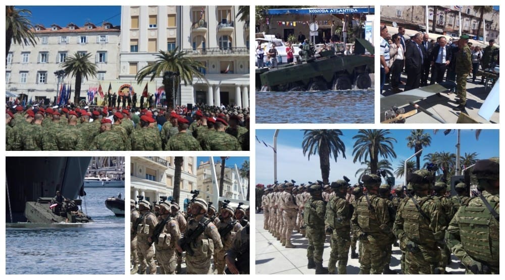 Veličanstveni prizori Hrvatske vojske u Splitu: "Četvrta gardijska brigada je simbol grada Splita, simbol Dalmacije"