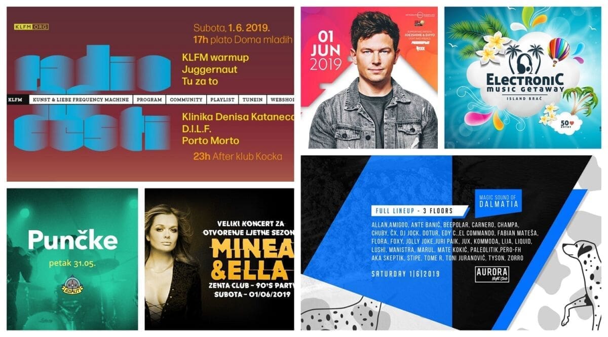 KAMO ZA VIKEND? Radio Na Cesti, Minea & Ella, Magic Sound of Dalmatia, Fedde Le Grand, Punčke