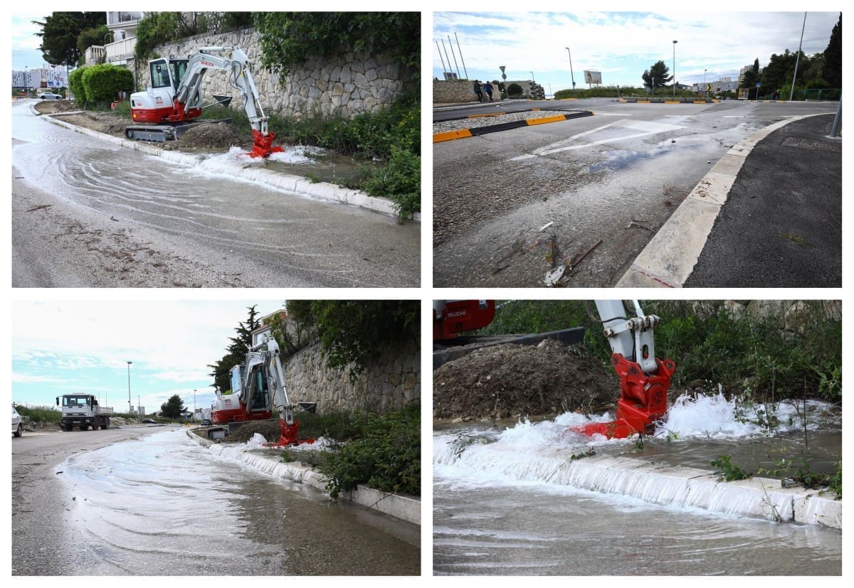 SANIRAN KVAR Nema više izlijevanja vode u Bračkoj ulici