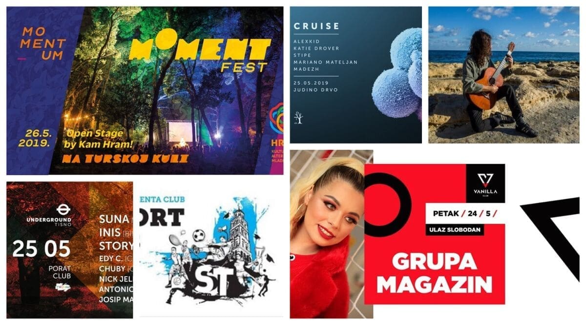 KAMO ZA VIKEND? Moment Fest, Magazin, Cruise Night, Večer folklora, Humanijada, Underground Tisno