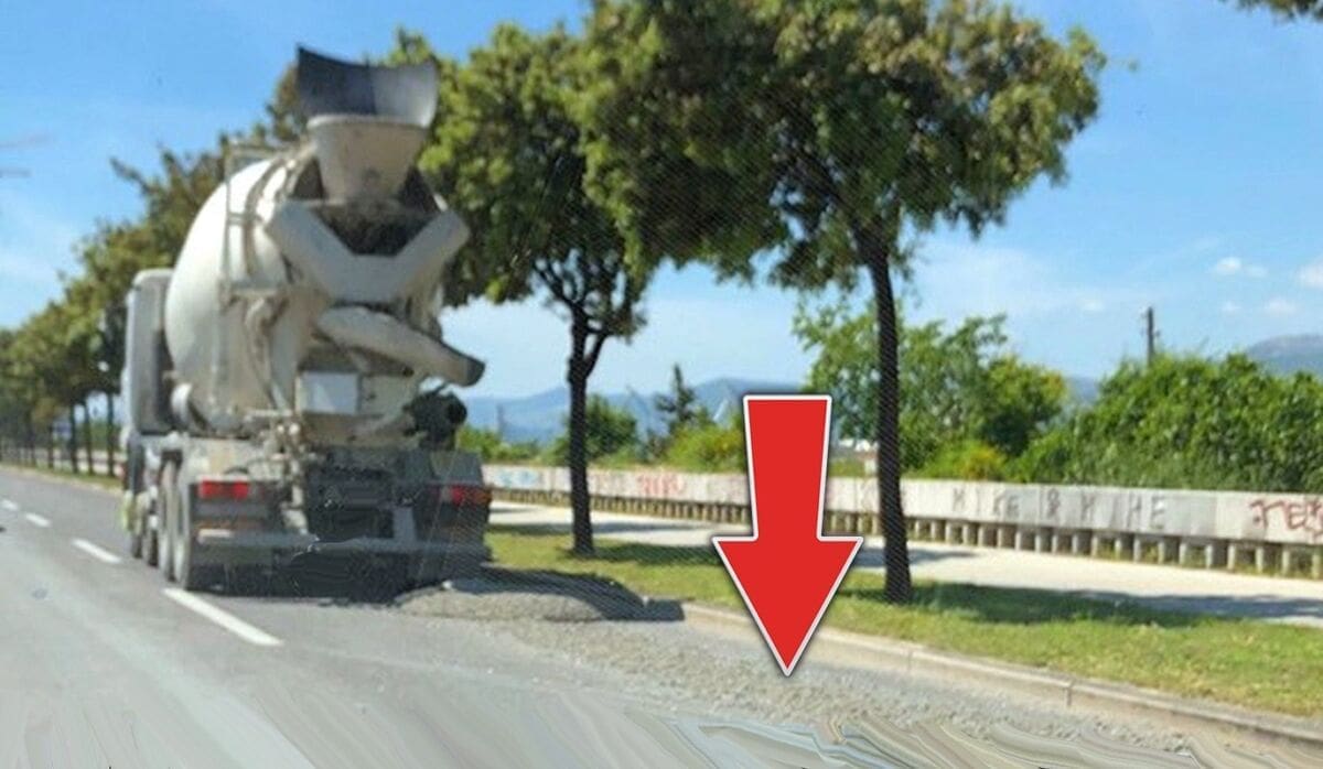 Policija pokrenula postupak protiv vozača koji je betonom zalio ulicu Domovinskog rata. Tko će platiti trošak čišćenja?