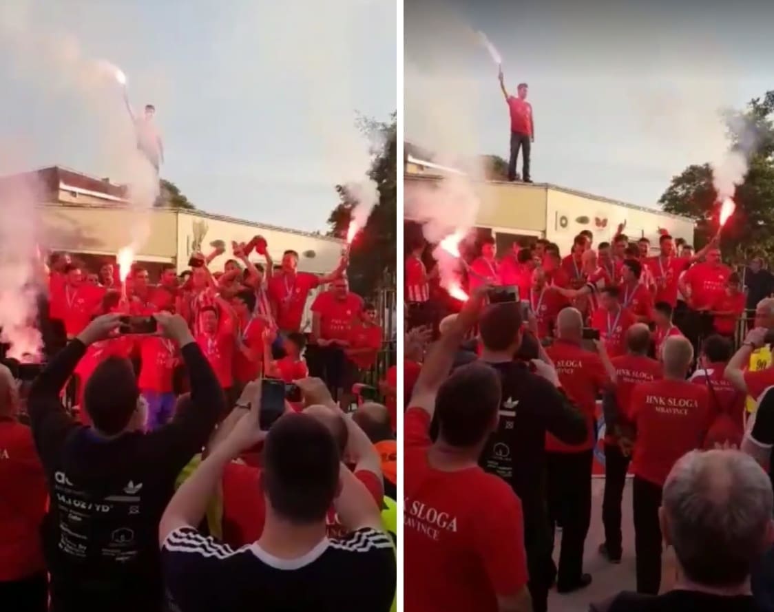 FEŠTA U MRAVINCIMA Prvacima županijske lige uručen pehar, slavi se ulazak u 3. HNL