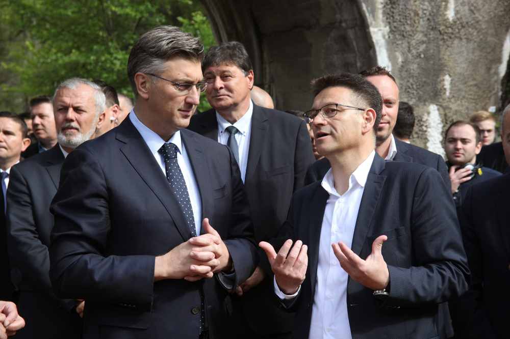 Solin: Gradonačelnik Ninčević s premijerom Plenkovićem na otvaranju radova projekta 'Jadro - izvor života'