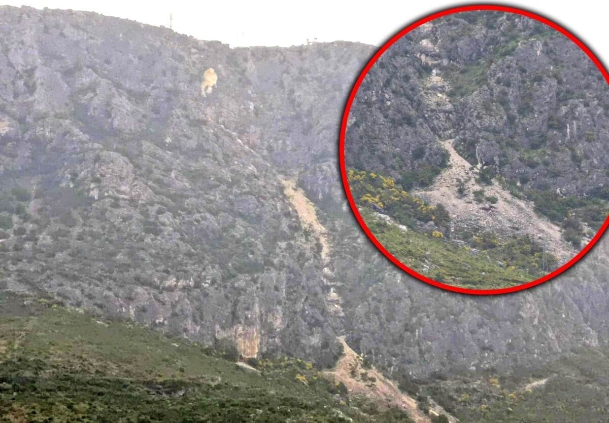 KAMENA LAVINA IZNAD KAŠTELA Pogledajte kako je izgledao više stotina metara dugačak odron stijena s Kozjaka