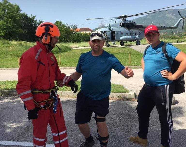 HGSS spasio unesrećenog planinara s Dinare, završio u Kninskoj bolnici