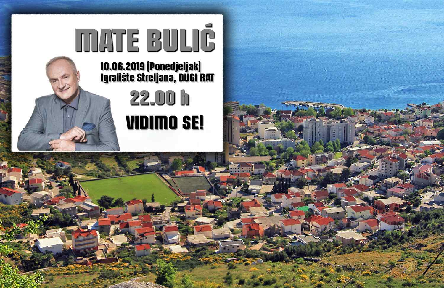 Dugi Rat: U ponedjeljak finale malonogometnog turnira i koncert Mate Bulića