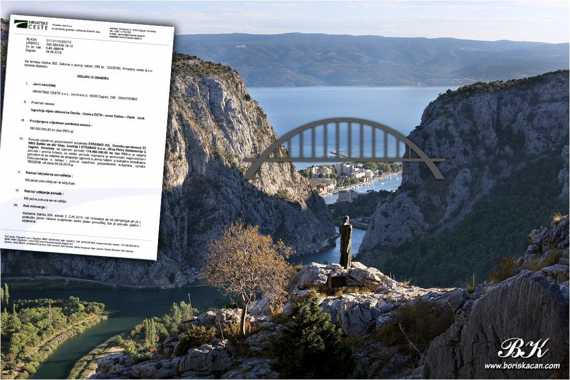 I TO SMO DOČEKALI Strabag će raditi most Cetina i tunel Komorjak: Na vidiku prvi korak rasterećenja gužvi u Omišu