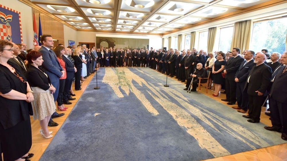 Uručena odlikovanja i priznanja Republike Hrvatske u prigodi obilježavanja Dana državnosti