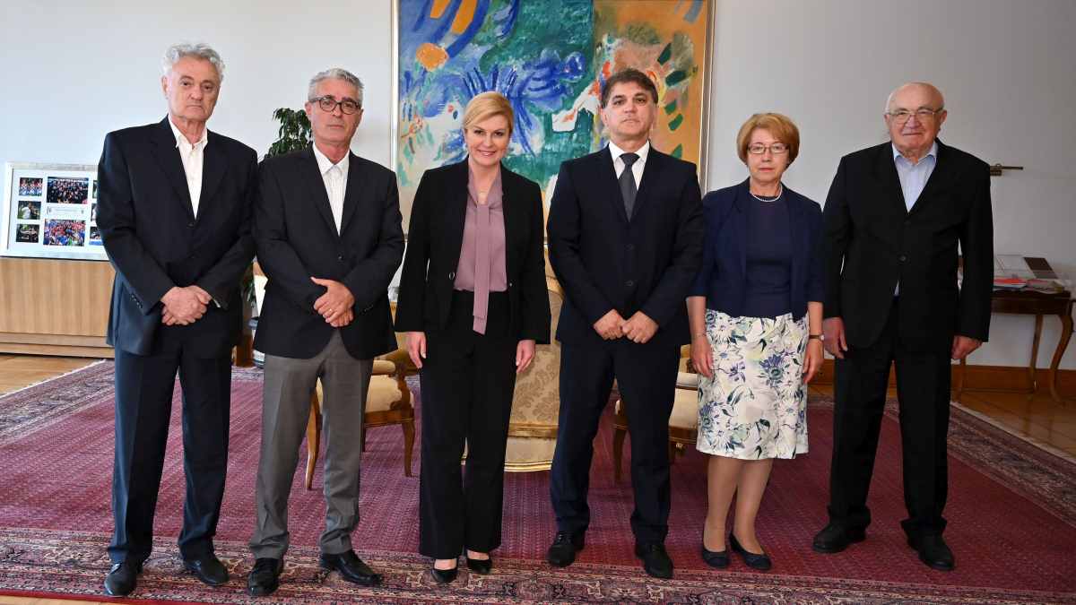 Predsjednica primila predstavnike Hrvatskog društva političkih zatvorenika