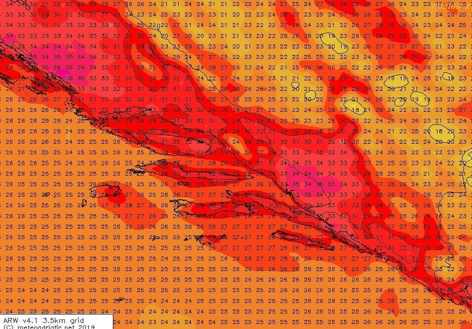STIŽE VRLO IZRAŽENO ZATOPLJENJE Prvi val vrućina: Već u nedjelju u dijelovima Dalmacije bit će do vrlo vrućih 35°C!