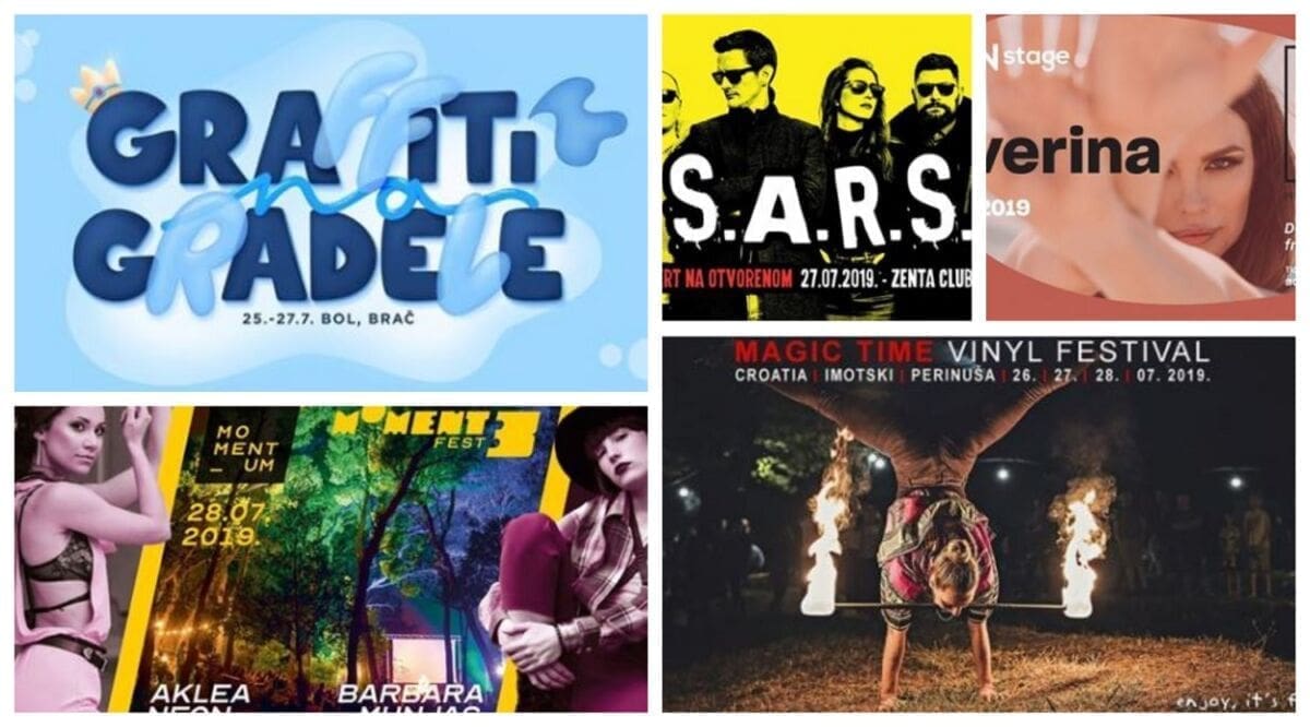 KAMO ZA VIKEND? Graffiti na Gradele, Magic Time Vinyl Festival, Moment Fest, Cinkuši, S.A.R.S., Severina, Željko Samardžić