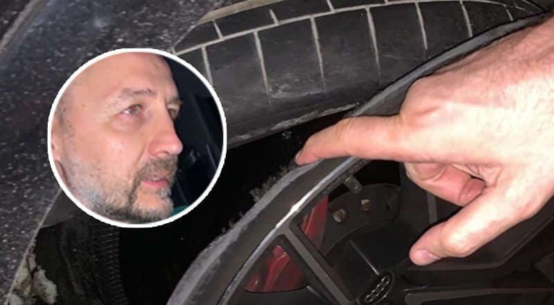 'ZA DLAKU' IZBJEGAO NESREĆU Pri velikoj brzini Rađi eksplodirala guma