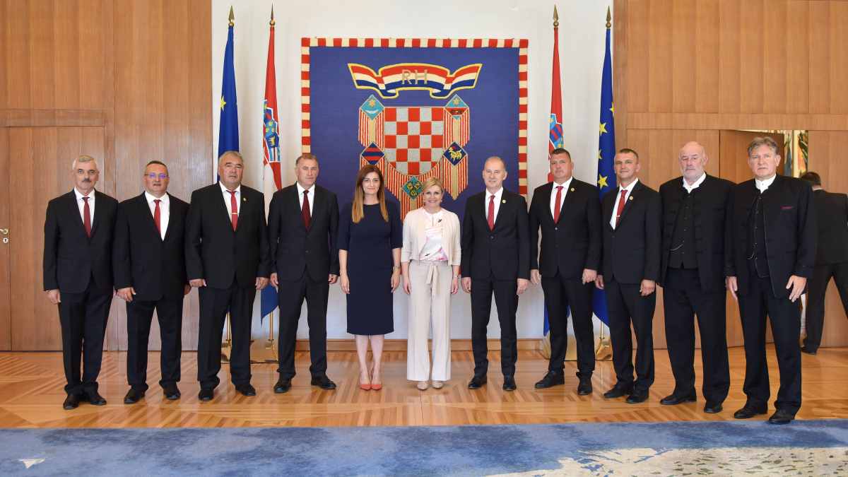 Predsjednica Republike primila izaslanstvo Viteškog alkarskog društva
