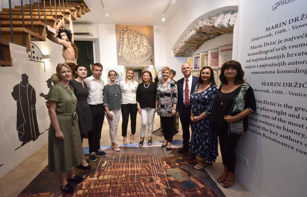 Predsjednica Republike posjetila Dom Marina Držića