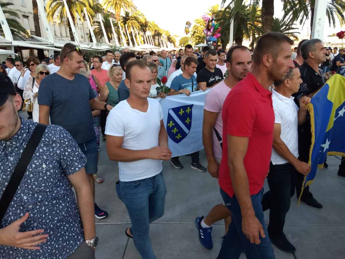 U Splitu obilježen Dan sjećanja na genocid u Srebrenici