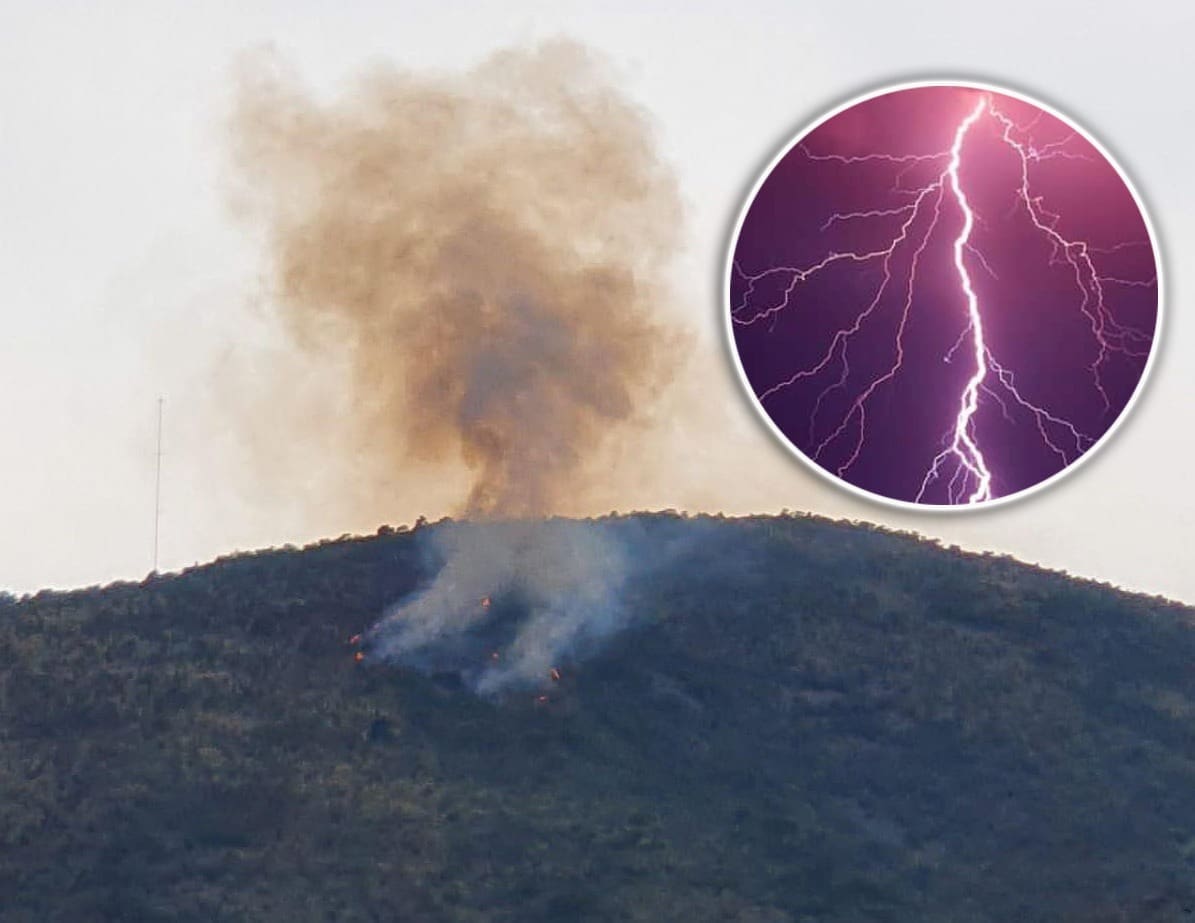 MUNJE ZADAJU GLAVOBOLJU VATROGASCIMA Brojni požari u okolici Trogira i na Čiovu