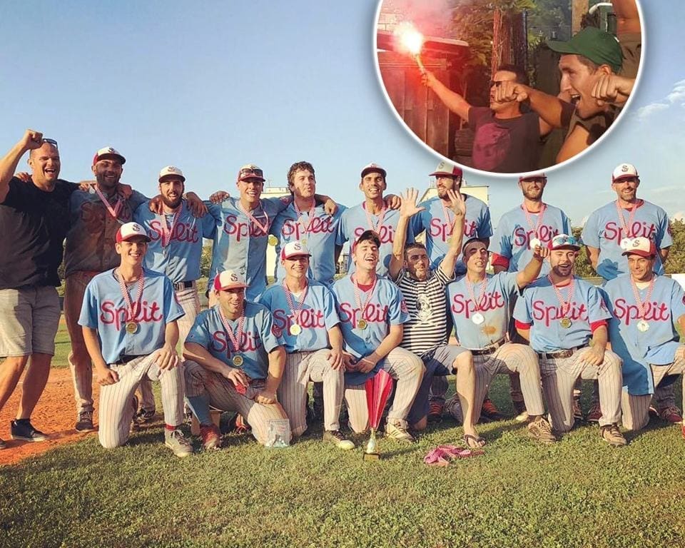 SPLIT IMA PRVAKE Bejzbolaši splitske Nade SM su novi prvaci Hrvatske, pogledajte feštu nakon osvajanja naslova