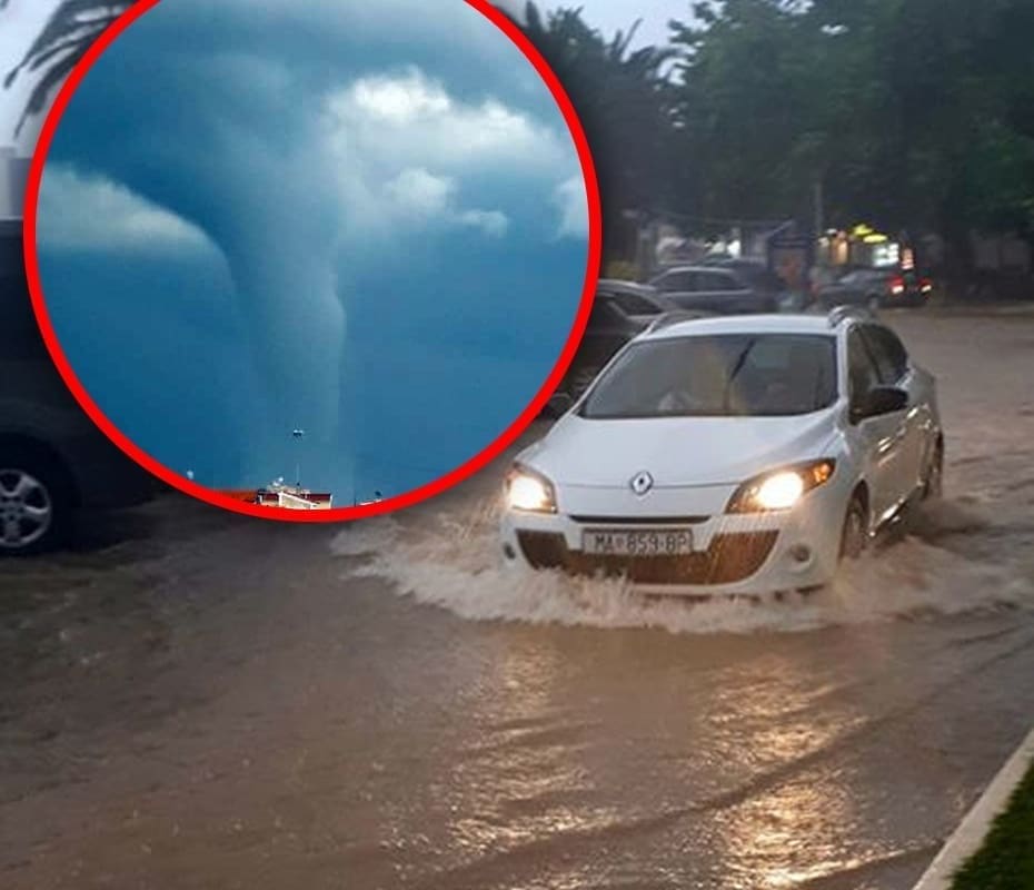 OGROMNA PIJAVICA PRED MAKARSKOM Nevrijeme stiglo i nad Makarsku rivijeru, ulice Baške Vode našle se pod vodom