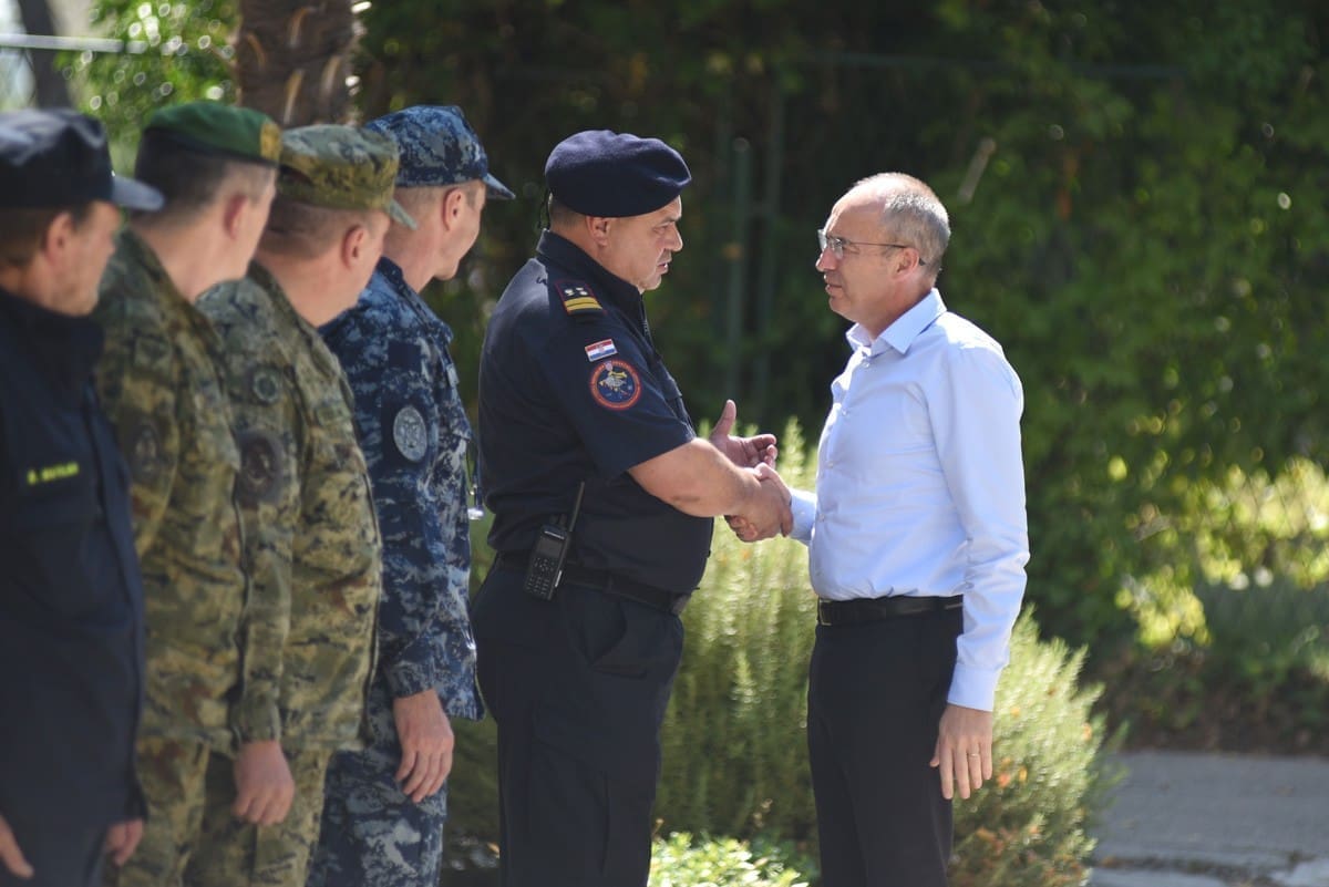 Krstičević u Operativnom vatrogasnom zapovjedništvu Divulje