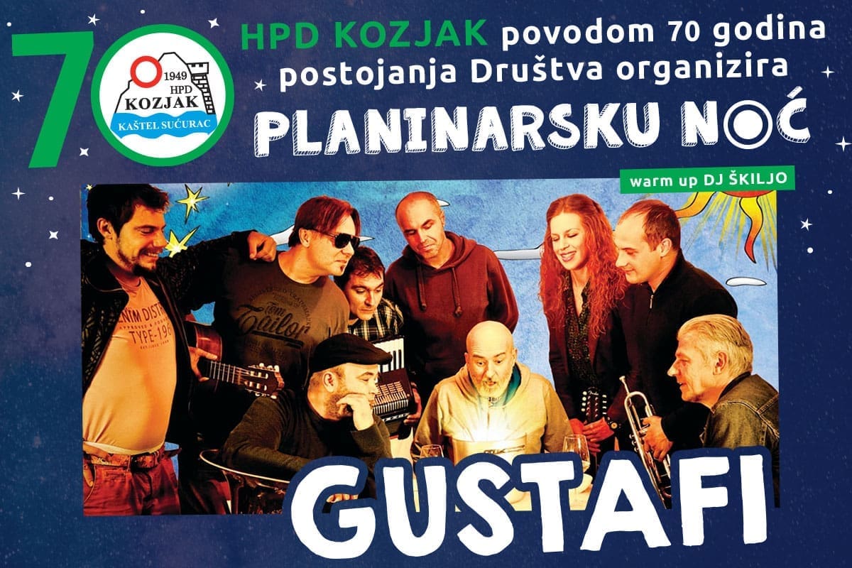 FEŠTA SE NASTAVLJA: HPD Kozjak za 70. rođendan Sućuranima poklanja koncert Gustafa