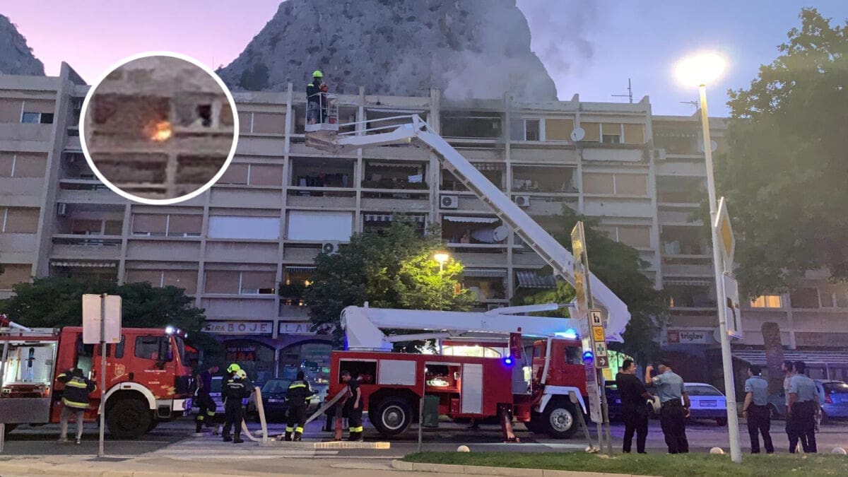 POŽAR STANA U OMIŠU Vatra ugašena, nastala velika materijalna šteta