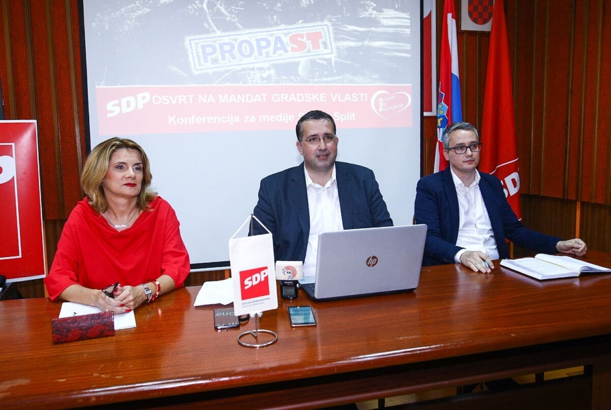 SDP-ovci pozvali gradsku vlast da odstupi: "Nisu sposobni održavati hladni pogon, a kamoli razvijati grad"