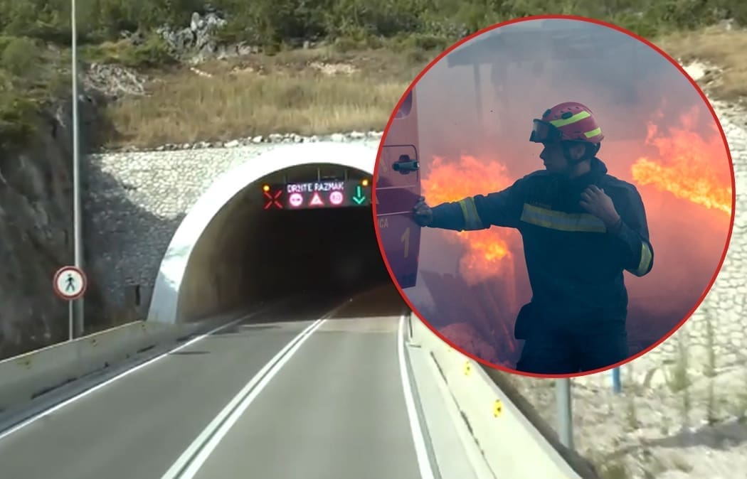 IZVANREDNE VIJESTI Planuo autobus u tunelu Sveti Ilija: Putnici evakuirani u servisnu cijev, nema ozlijeđenih