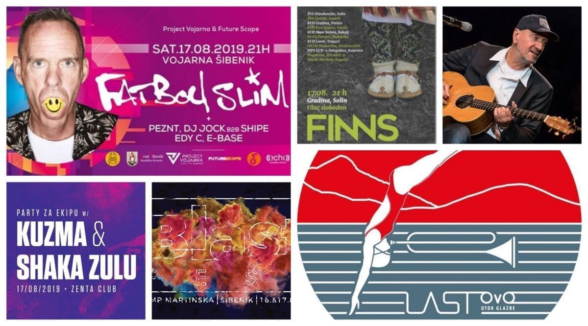 KAMO ZA VIKEND? Fatboy Slim, Lastovo Otok Glazbe, Blast Fest, Vlatko Stefanovski, Festival izvornih narodnih napjeva Solin, Kuzma & Shaka Zulu