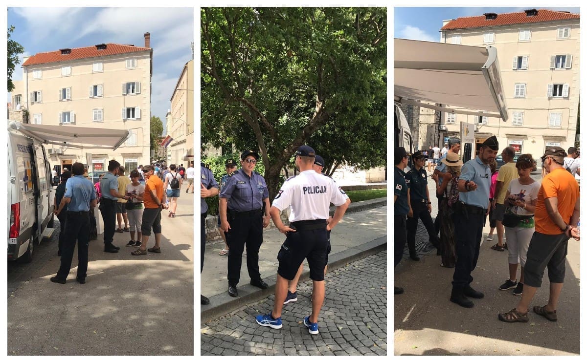 JESTE LI NAIŠLI NA NJIH? Strani policajci jutros na ulicama Splita